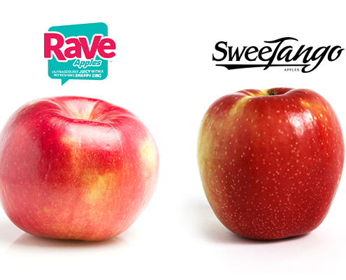 SweeTango + Rave Michigan Single Apples with Logos Above