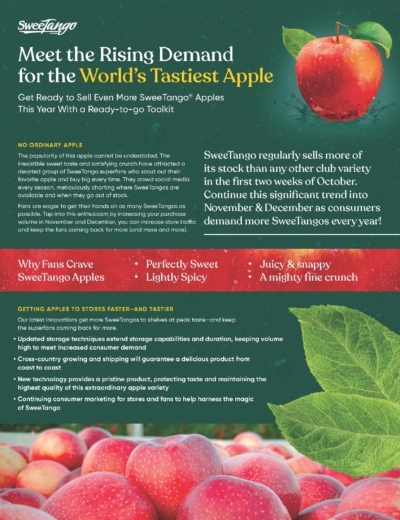 SweeTango Apples Ready to Heat Up Spring Sales - Perishable News