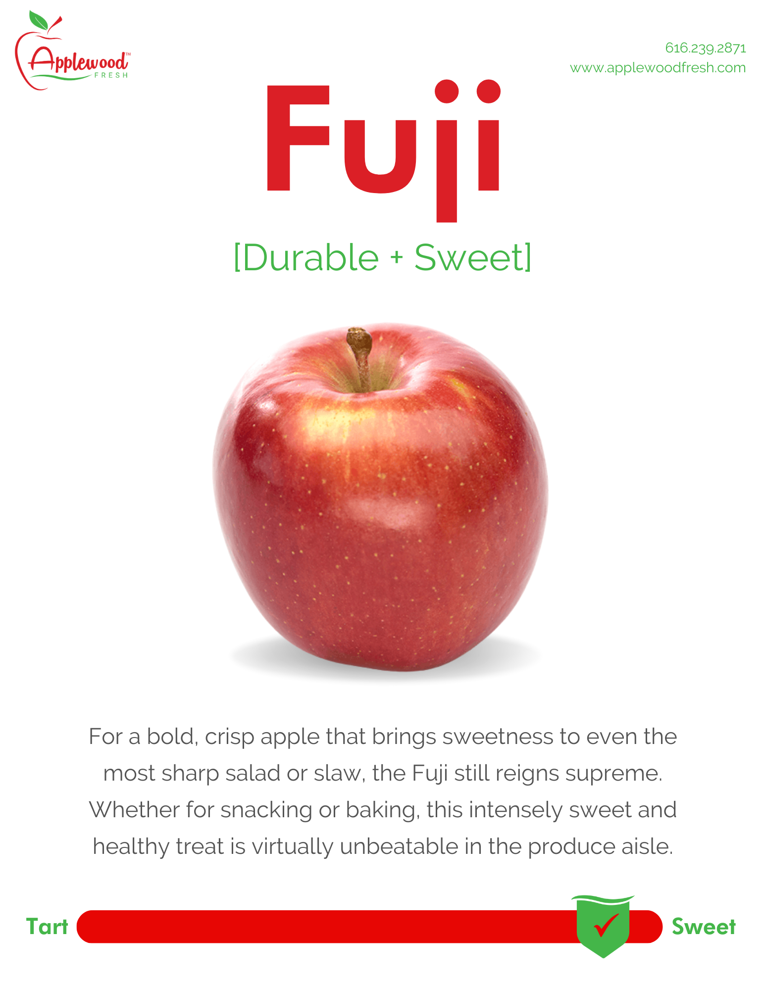 Fuji Apple Information Sheet
