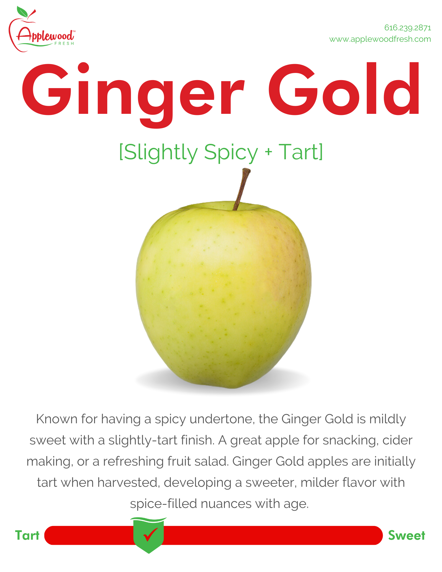 Ginger Gold Apple Information
