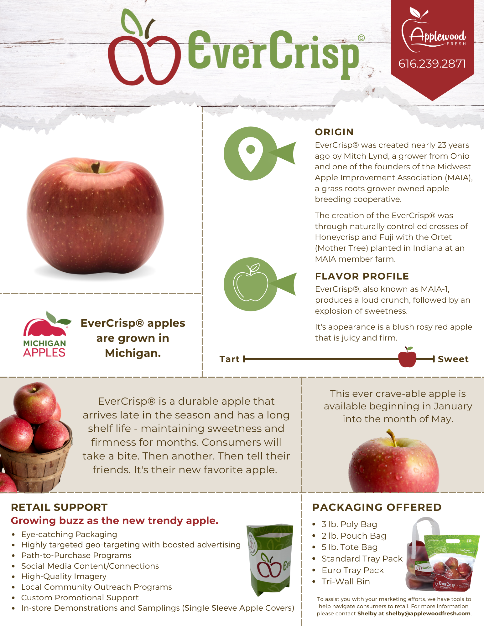 Applewood Fresh EverCrisp Informational Sheet