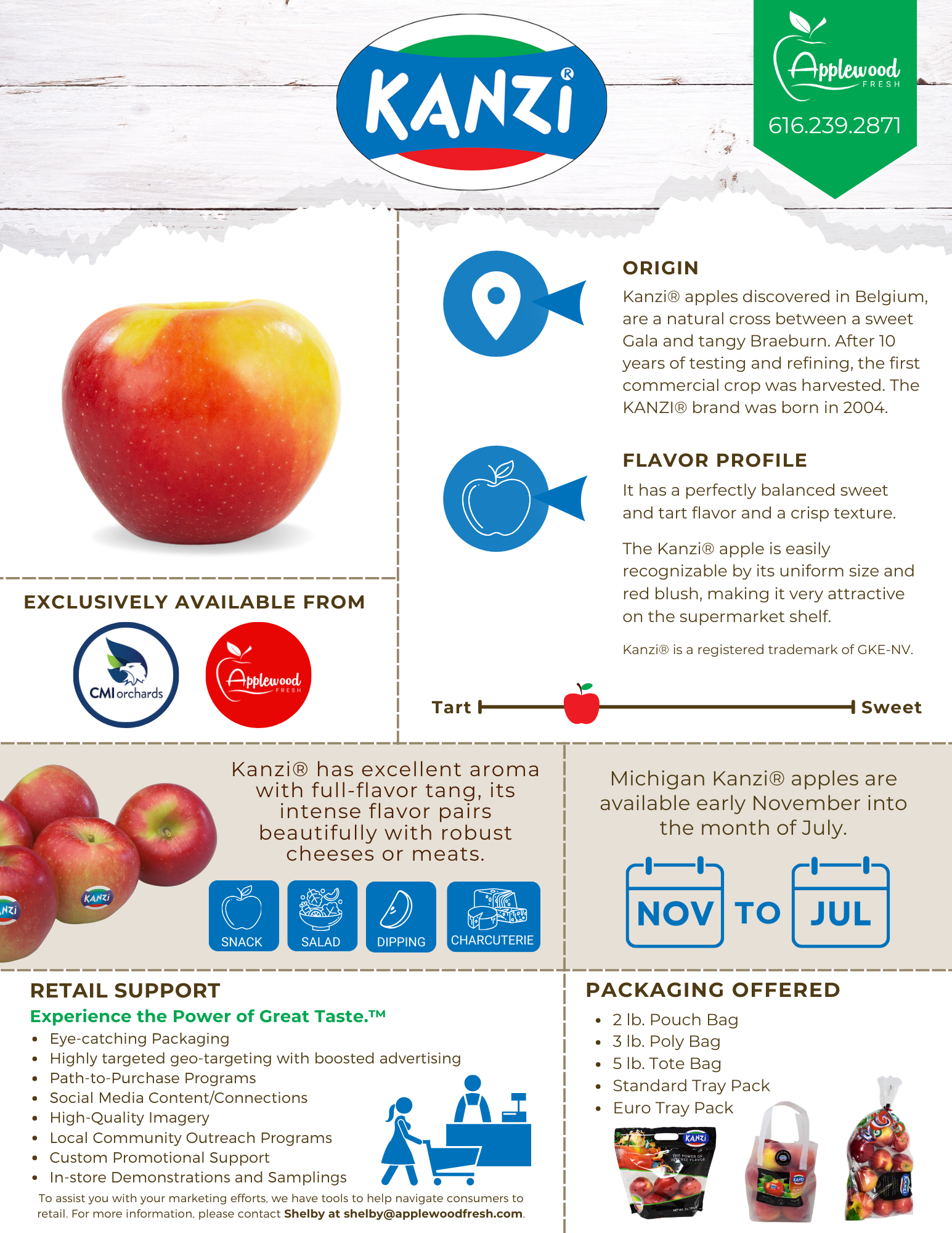 Applewood Fresh Kanzi Information Sheet