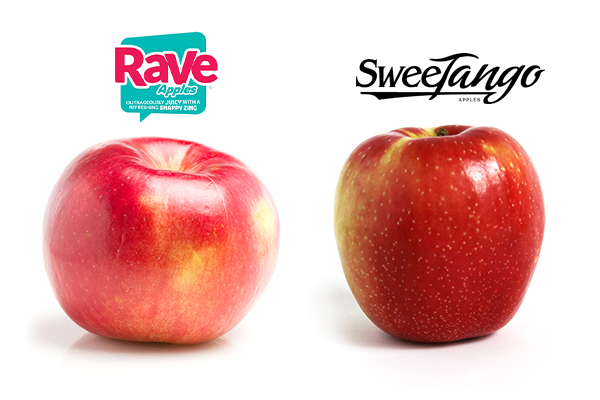 SweeTango + Rave Michigan Single Apples with Logos Above 