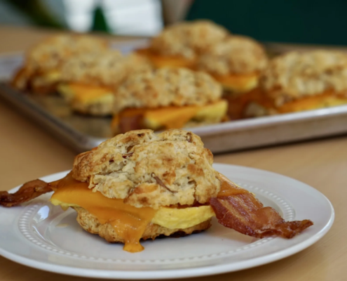 Rave Apple Cheddar Breakfast Biscuit