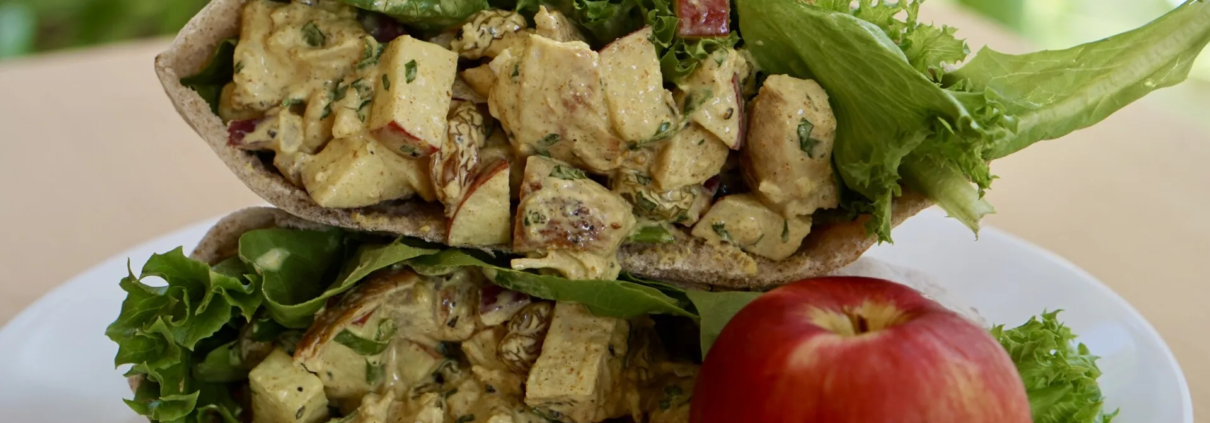 Rave Apple Chicken Salad on Pita