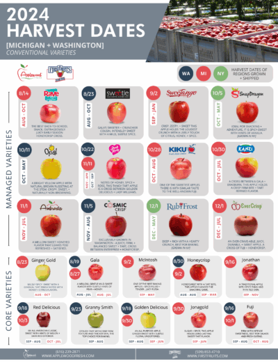 2024 Apple Harvest Dates