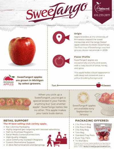 SweeTango® Sell Sheet