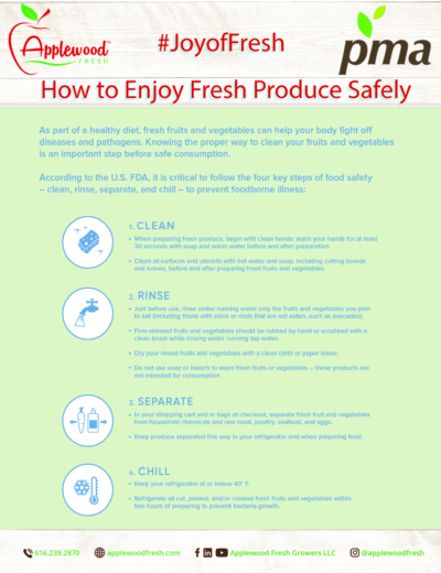 Enjoy Fresh Produce Safely