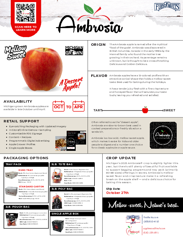 Ambrosia Sell Sheet