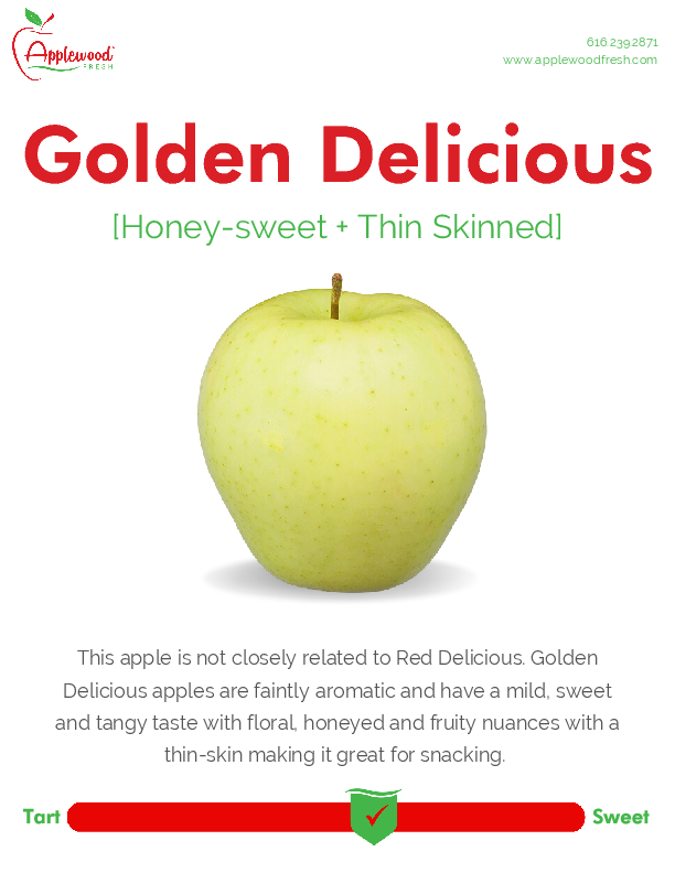 Golden Delicious Sell Sheet